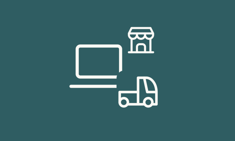 Ícone de pequena empresa representando o primeiro sistema de gestão de uma transportadora pequena